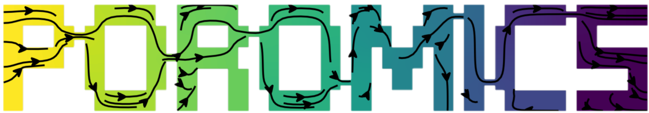 Poromics logo